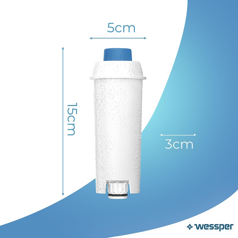 Wessper Water Filter Cartridges for Fully Automatic Coffee Machines, Filter