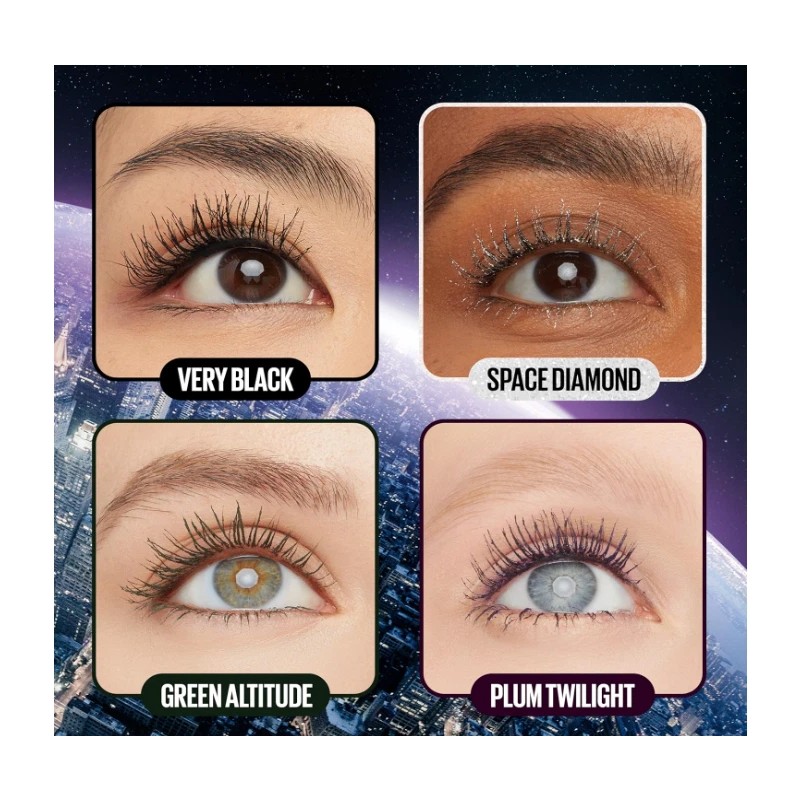 Maybelline Sky High Mascara Blackest Black - Volumizing, Lengthening, 1