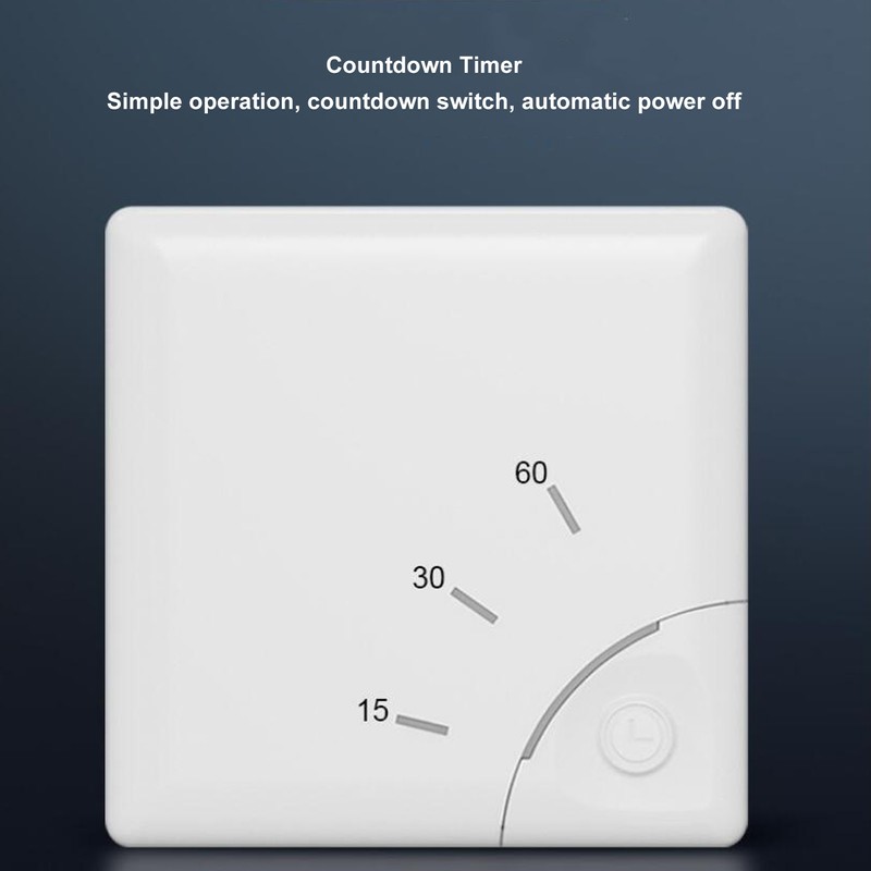Wall Timer Switch 15 30 60min Energy Saving Automatic Countdown