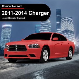 G-PLUS Upper Radiator Support, Compatible with Dodge Charger R/T Road&Track 2011/Fit Charger SRT8 2012-2014,Fit Charger (submodel: Pursuit, R/T, SE, SXT, SXT Plus) 2011-2014,68142202AA CH1225235