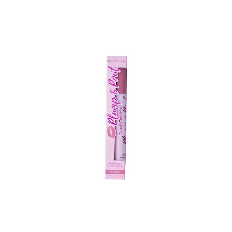 LIP GLOSS STICK VOLUMINIZADOR PLUMP POUT BEAUTY CREATIONS (PLATONIC, 12)