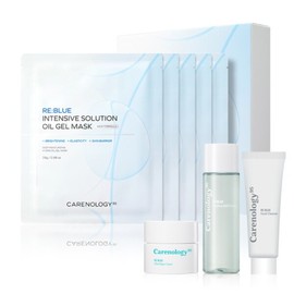 Lee Blue Intensive Solution Oil Gel Mask Pack Set 28g 5 sheets / 리블루 인텐시브 솔루션 오일 겔 마스크팩 세트 28g 5매