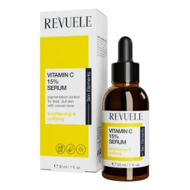 Revuele serum vitamina C 15 %, revitaliza y devuelve luminosidad a piel cansada