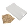 50PCS Bread Bag Kraft Paper Transparent Window Baked Food Packaging