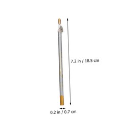 FOMIYES 2-in-1 Brow Pencil and Eyeliner Pen Waterproof and Fade-proof Easy to Apply for All-day Wear