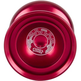 Duncan Toys Windrunner Yo-Yo [Red] - Unresponsive Pro Level Aluminum Yo-Yo with Double Rim, Concave Bearing, SG Sticker Response