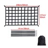 50 x 41.7-Inch Heavy-Duty Webbing Cargo Net with 4 Adjustable