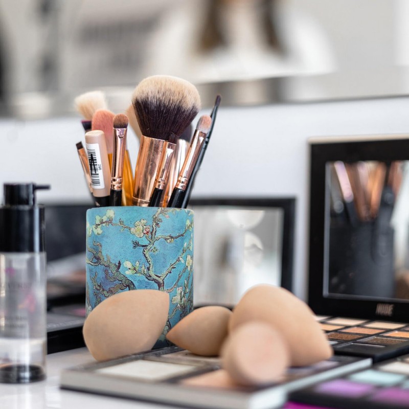MAGICLULU large makeup case large makeup brush makeup brush organizer