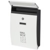Locking Mailbox Wall Mounted,Security Metal Mailbox Drop Box, Mail Boxes