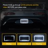 Follicomfy 12 V 54 LED Color Light License Plate Frame