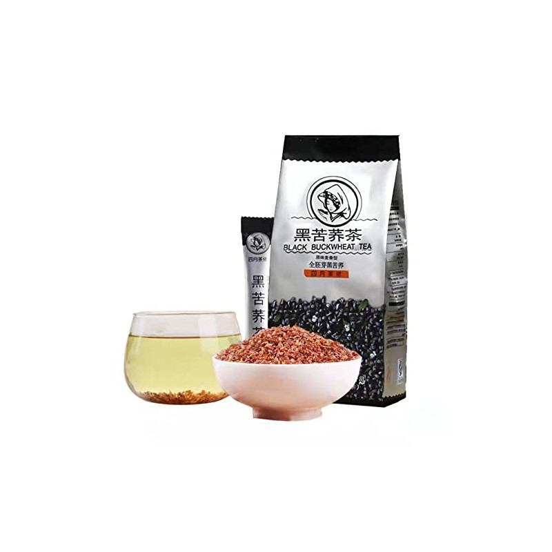 Black tartary buckwheat tea 10.58oz whole germ fragrant strong five