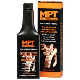 MPT Gear Treatment, 8 Ounce - Concentrated Formula – for All Manual Transmissions and Differentials – Extends Transmission Life, Increases Fuel Mileage, Reduces Heat & Friction for Smoother Shifting