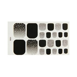 Generic 22Pcs Blue Glitter Silver Gold Stripes Lines Toe Nail Wraps Stickers H096 Nail Wraps Stickers Manicure Supplies for Women Nails Full Long Lasting Easy Apply and Remove