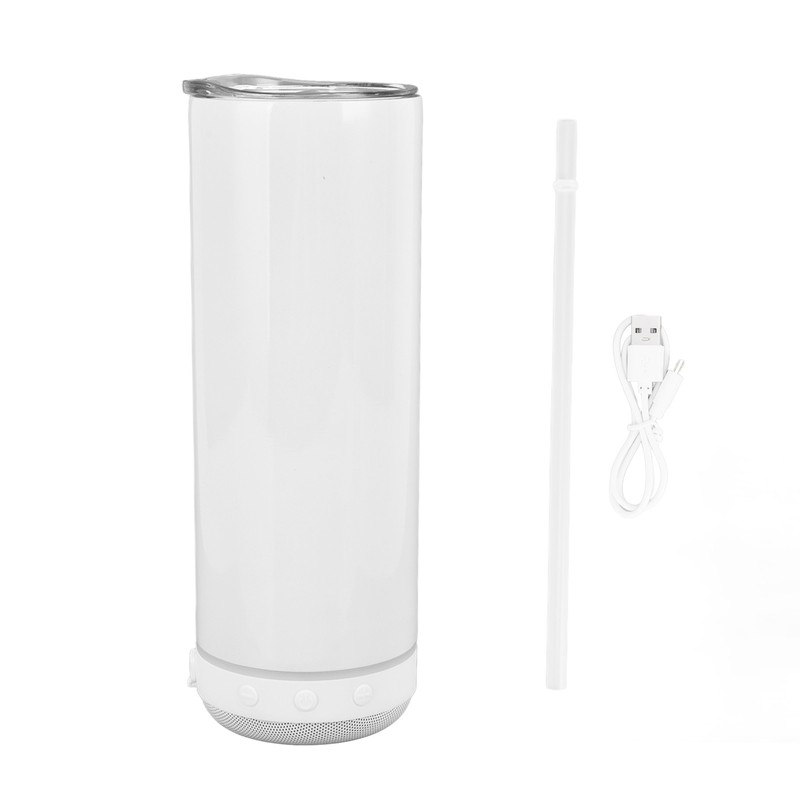 20oz/600ml Portable Music Tumbler Cup Detachable Bluetooth Speaker Cup Vacuum