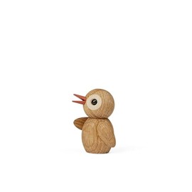 Spring Copenhagen Jokey (Oak) - Funny Little Baby Bird | Wooden Figure | 6.5 x 4.5 x 4.2 cm | Living Room and Children's Room | Wood (FSC Oak) | Wooden Figures Collection | Design by Chresten Sommer