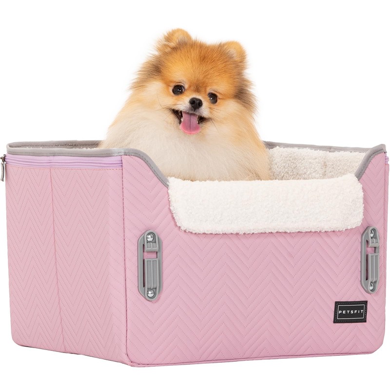 PETSFIT Dog Car Seats for Small Dogs, Portable Puppy Car