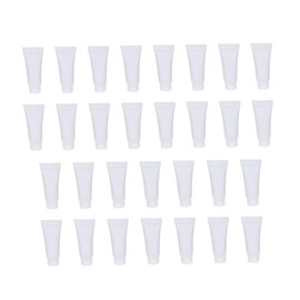 Beavorty 30 Unidades De Tubos De Crema Recargables Botella De Subenvasado Tubos Vacíos De Brillo De Labios Tubos De Loción Vacíos De 8 Ml Pequeños Tubos Exprimidores Mini Tubo De