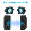 AITIAO 4Pcs Speaker 3 Watt 8 Ohm Mini Speaker 8ohm