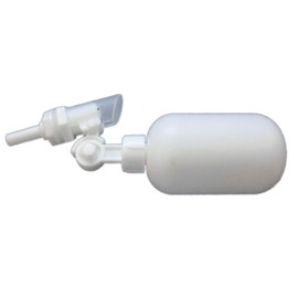 MATTOX 1/4 inch Automatic Plastic Adjustable Float Valve for Aquaponic Water purifiers Reverse Osmosis System,5 metres RO tubing Quick Push Connect Fittings(White)