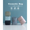 BRMM MIA Pouch, Makeup Pouch, Vertical Column Bag, Large Capacity,