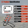 Bicycle Rack for Car Trunk Mount 3-Bike Foldable Bike Rack