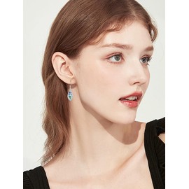 Seiyang Butterfly Filigree Earrings 925 Sterling Silver Filigree Animal Abalone Shell Filigree Dangle Drop Butterfly Earrings Bohemian Jewelrys Gifts for Women