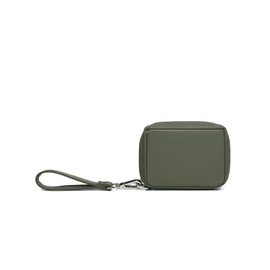 YONBEN Womens Makeup Bag Wristband Bag Nylon Pouch Lightweight Ideal For Travel And Everyday Use (Nylon/Army Green)