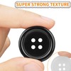 160 PCS (Black and White) Craft Buttons, Resin Buttons in