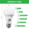 Qualilux Dusk to Dawn Light Bulbs, Auto On/Off Light Sensing