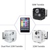 AZIMOM 28keys Remote Control of Twinkle& Music Mode Fiber Optic