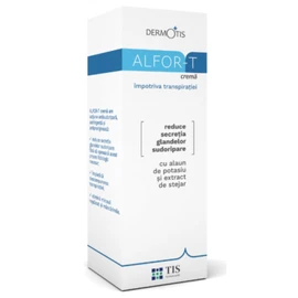 Alfor-T Creme Stop Sweat - Oversweating Armpits, Hands, Feet - Prevents Sweating, Absorbs Sweat, Eliminates and Prevents the Formation of Bad Odours - 20ml