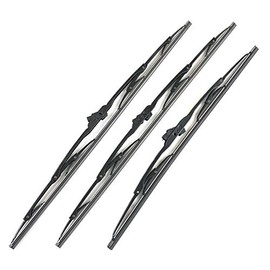 Front + Rear Wiper Blade Set for 1995-2002 P38 Range Rover