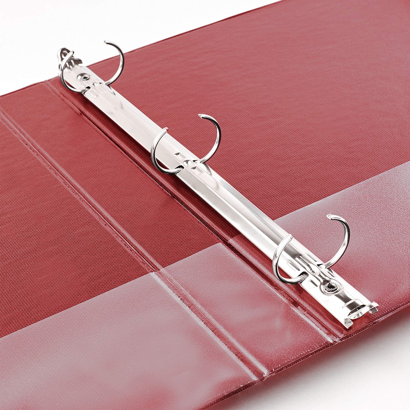 Avery Economy Binder with 1 Inch Round Ring, Red, 1