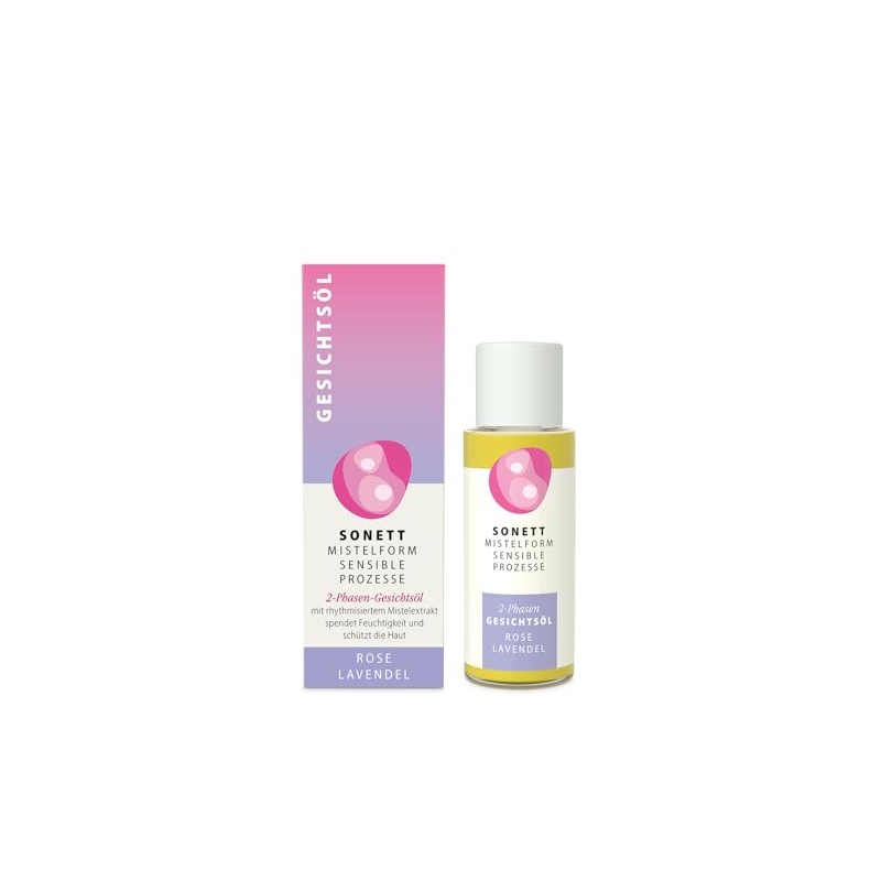 2-Phasen-Gesichtsöl Rose-Lavendel, 50 ml, vegan