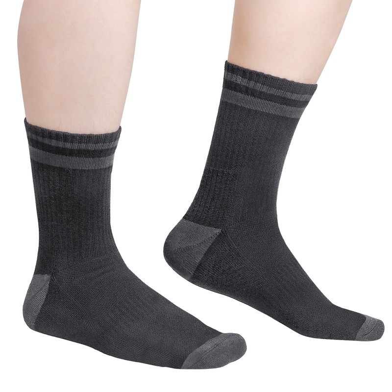 YUEDGE Men's Socks, Sweat Absorbent, Breathable, Odor Resistant, Work Socks,
