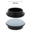 4x EasyMove PTFE Teflon Glider Furniture Castor Cups - 30mm