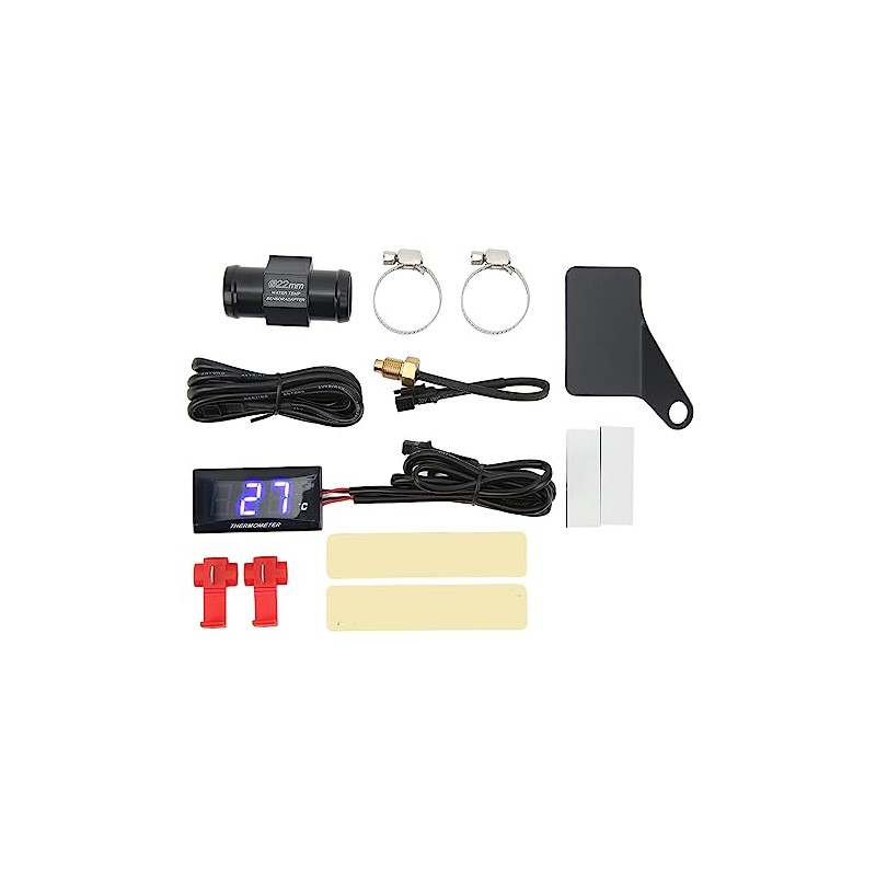 Motorcycle Water Thermometer, Digital Temperature Meter, Thin M10 Sensor Thread,