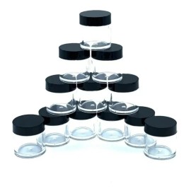 Nail Container 8 Frascos Vacíos Para Acrílicos 1/4 Oz Uñas Acrílicas Gel