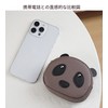 LOHGOU Panda Shape Double Zipper Coin Purse Coin Case PU