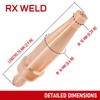 RX WELD 1-1-101 Acetylene Cutting Torch Tips, Fit V-Style Heavy