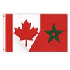 3×5 FT Canada Morocco Flag, Large 100D Canadian Moroccan Friendship