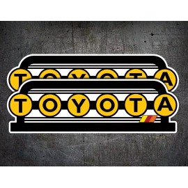 L1G Toyota Decal Round Light Grill 4x4 FITS 4Runner TRD Tundra Fj Cruiser Tacoma JDM