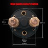Ampper Battery Disconnect Switch 12V, Battery Cut Off Shut Off