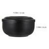 FOMIYES Men's Shaving Soap Bowl Lid Stainless Steel Bubble Bowl