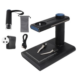 Wireless Digital Microscope Handheld Inspection Microscope 2MP 100‑240V for Electronics UK Plug