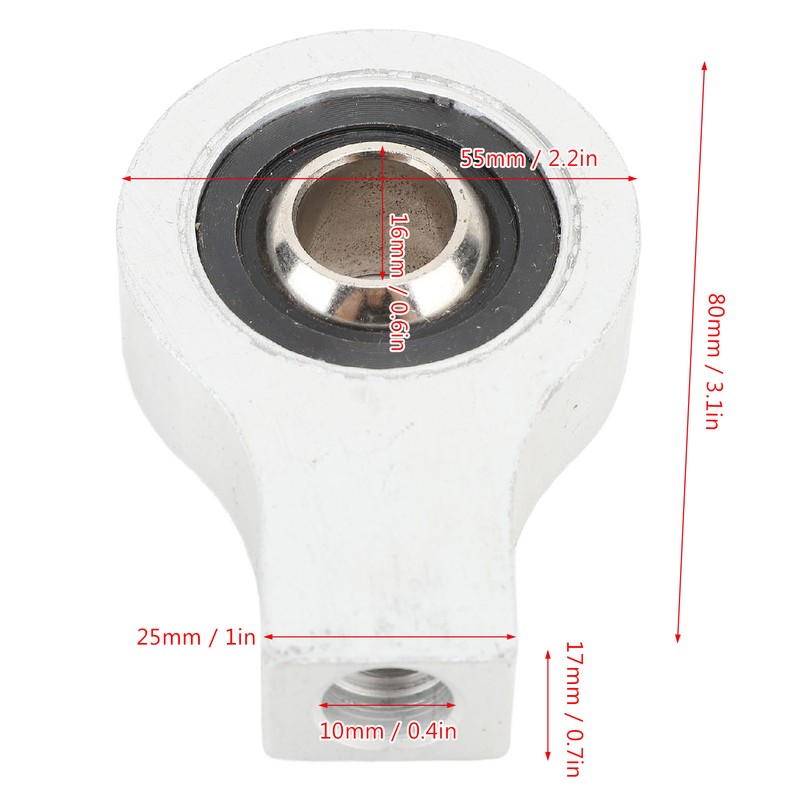 M10 15mm Rod Ends Ball Joint Aluminium Alloy Rod End
