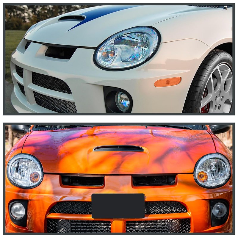 Spec-D Tuning Chrome Housing Clear Lens Factory Style Headlights Compatible