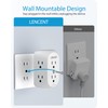 LENCENT 2 Prong Power Strip, 3 to 2 Prong Grounding