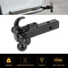 KEEPDSGN 2" Trailer Hitch Tri Ball Mount Hook Class 3/4