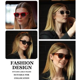 Eyekepper 4-packing Bifocal Sunglasses for Women Reading under the Sun Stylish Bifocal Readers Tinted Lens Oversize +2.50